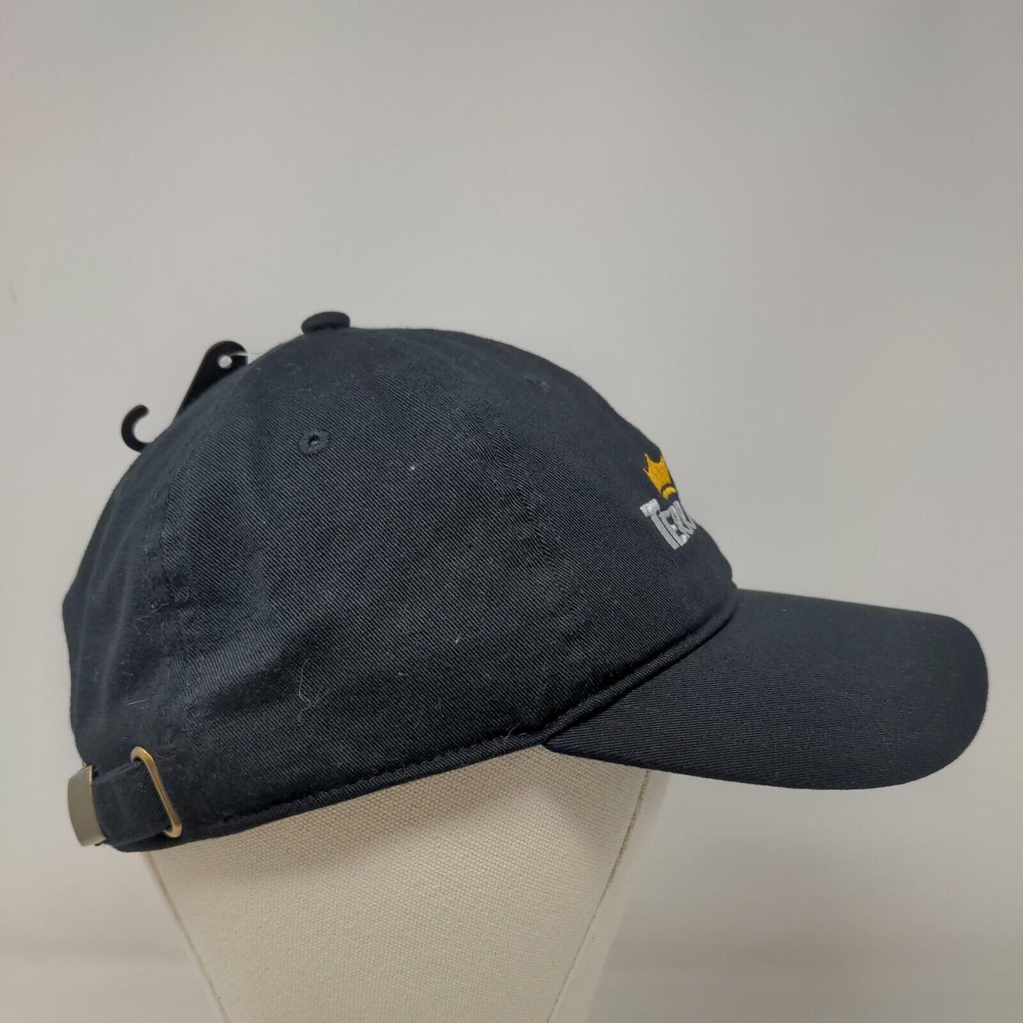 L.L. Bean Men's Terra King Slideback Hat Embroidered Logo Black OSFA Cotton