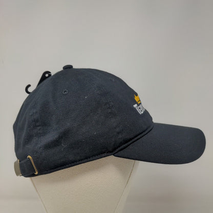 L.L. Bean Men's Terra King Slideback Hat Embroidered Logo Black OSFA Cotton