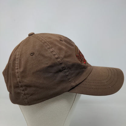 Bassmaster Men's Slideback Hat Brown Size OSFA Embroidered Logo 100% Cotton