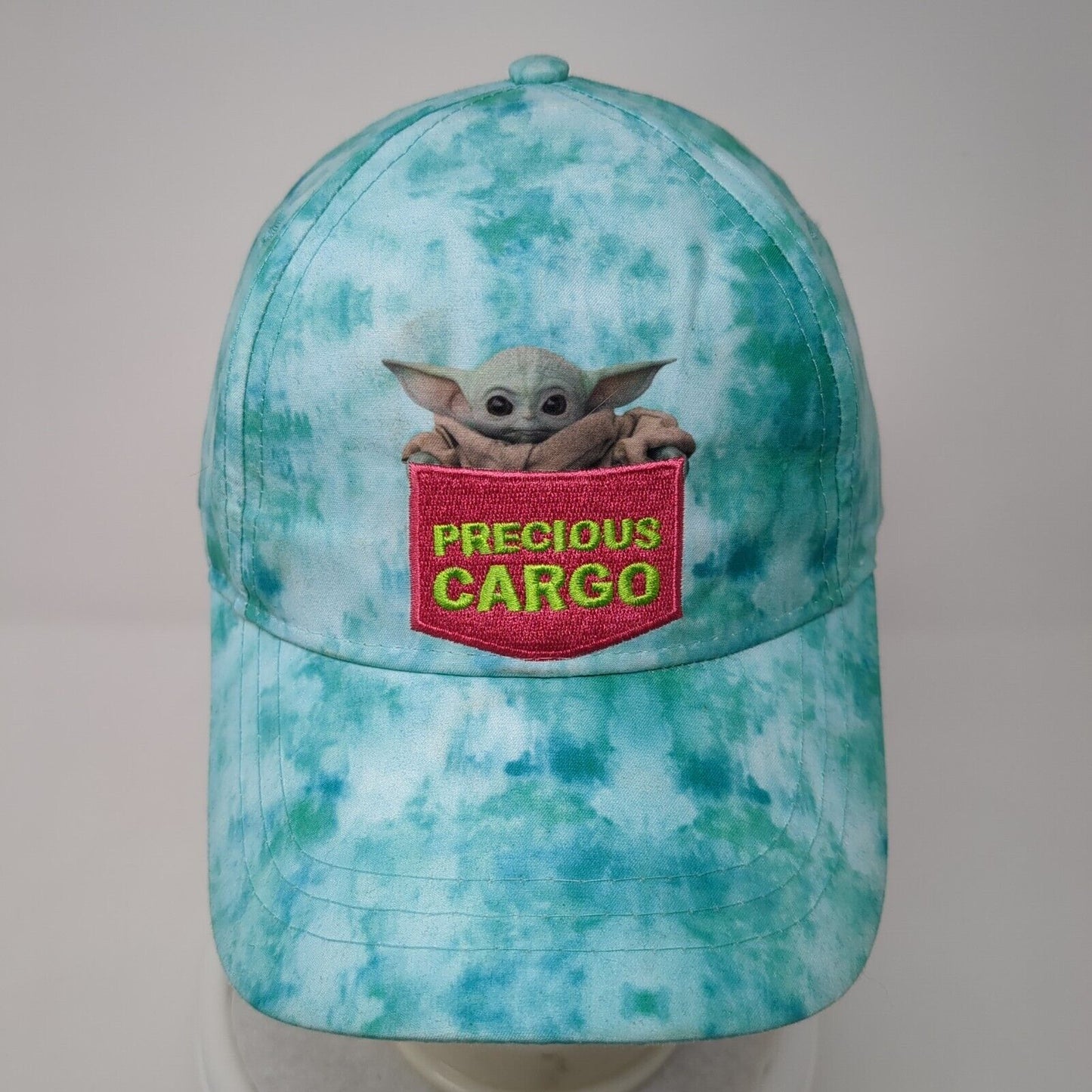 Precious Cargo Yoda Strapback Hat Multicolor OS Embroidered Tie Dye Star Wars