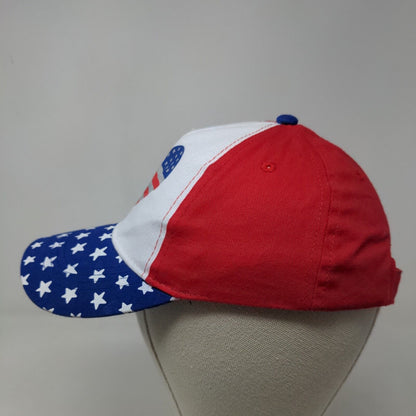 Gertex Girl's Strapback Hat Multicolor Size 4-6X Patriotic Heart Logo