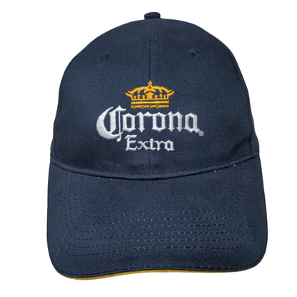 Corona Extra Strapback Hat Blue One Size Adjustable Embroidered 6 Panel ACME