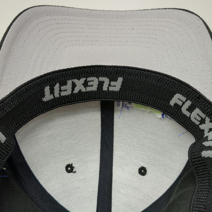 Flexfit Yupoong Baseball Cap Black M US Ecology Safety 360 Logo Embroidered hat