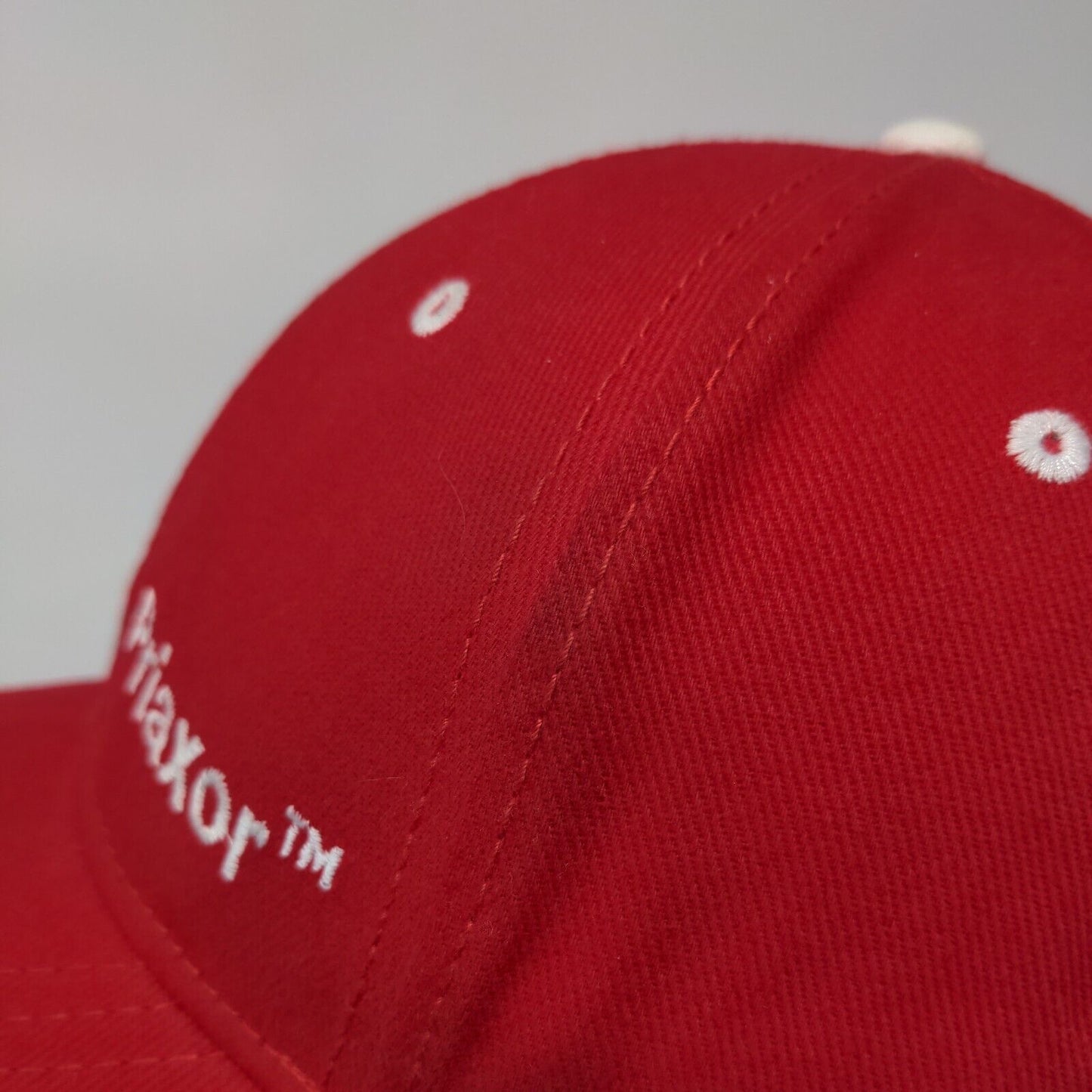 Priaxor BASF Strapback Hat Red OSFM Solid Embroidered Otto Collection