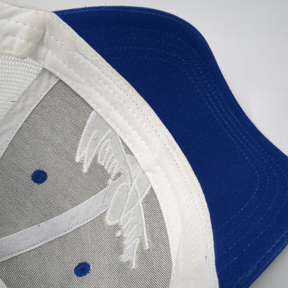 Maui Jim Trucker Hat Blue One Size Hawaii Islands Logo Mesh Back Snapback