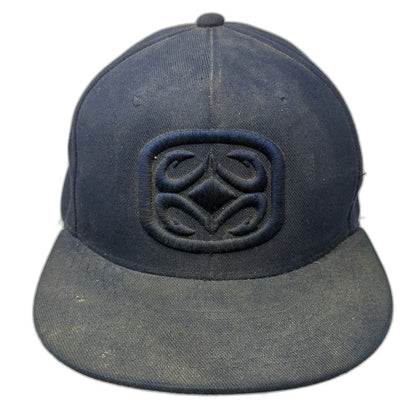 MauiBuilt Snapback Blue One Size Polyester Flat Brim Hawaii Flag Tonal Logo Hat