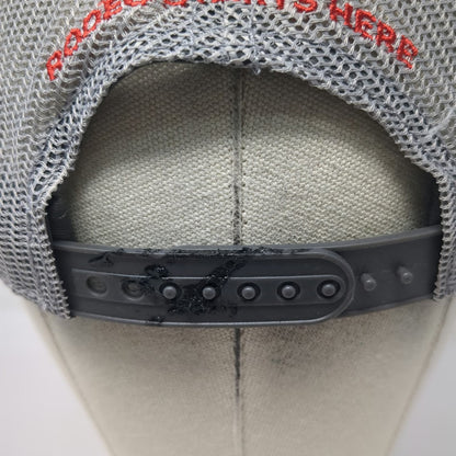 The Game Trucker Hat Gray One Size Youth Camps Rodeo Starts Here Snapback