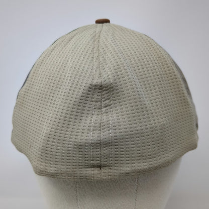Paramount Outdoors Baseball Cap Beige Brown M Realtree Camo Mesh Distressed Hat
