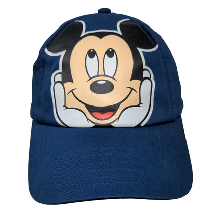 Mickey Mouse Toddler Strapback Hat Blue 52-55 cm Adjustable Disney Parks