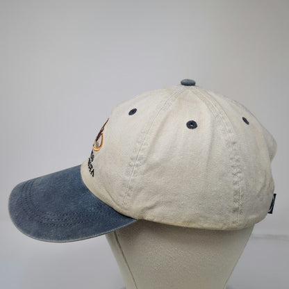 Ouray Baseball Cap Beige Blue OSFM Badlands South Dakota Bison Embroidered Hat