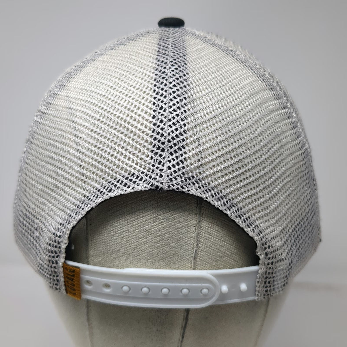 Locale Outdoor Trucker Hat Blue Black Gray OSFM Landscape Forest Mesh Snapback