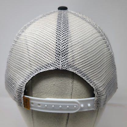 Locale Outdoor Trucker Hat Blue Black Gray OSFM Landscape Forest Mesh Snapback