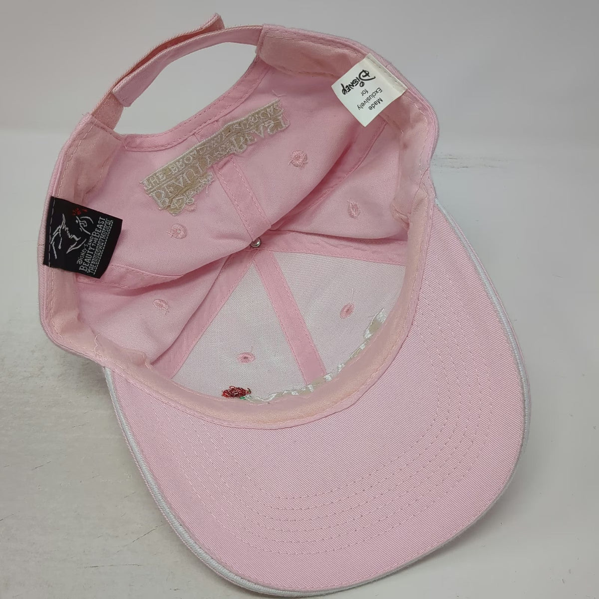 Disney Beauty and the Beast Broadway Musical Pink Hat One Size Baseball Cap