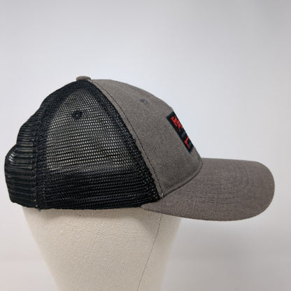 FDC Flag Snapback Mesh Back Trucker Hat Gray One Size Adjustable