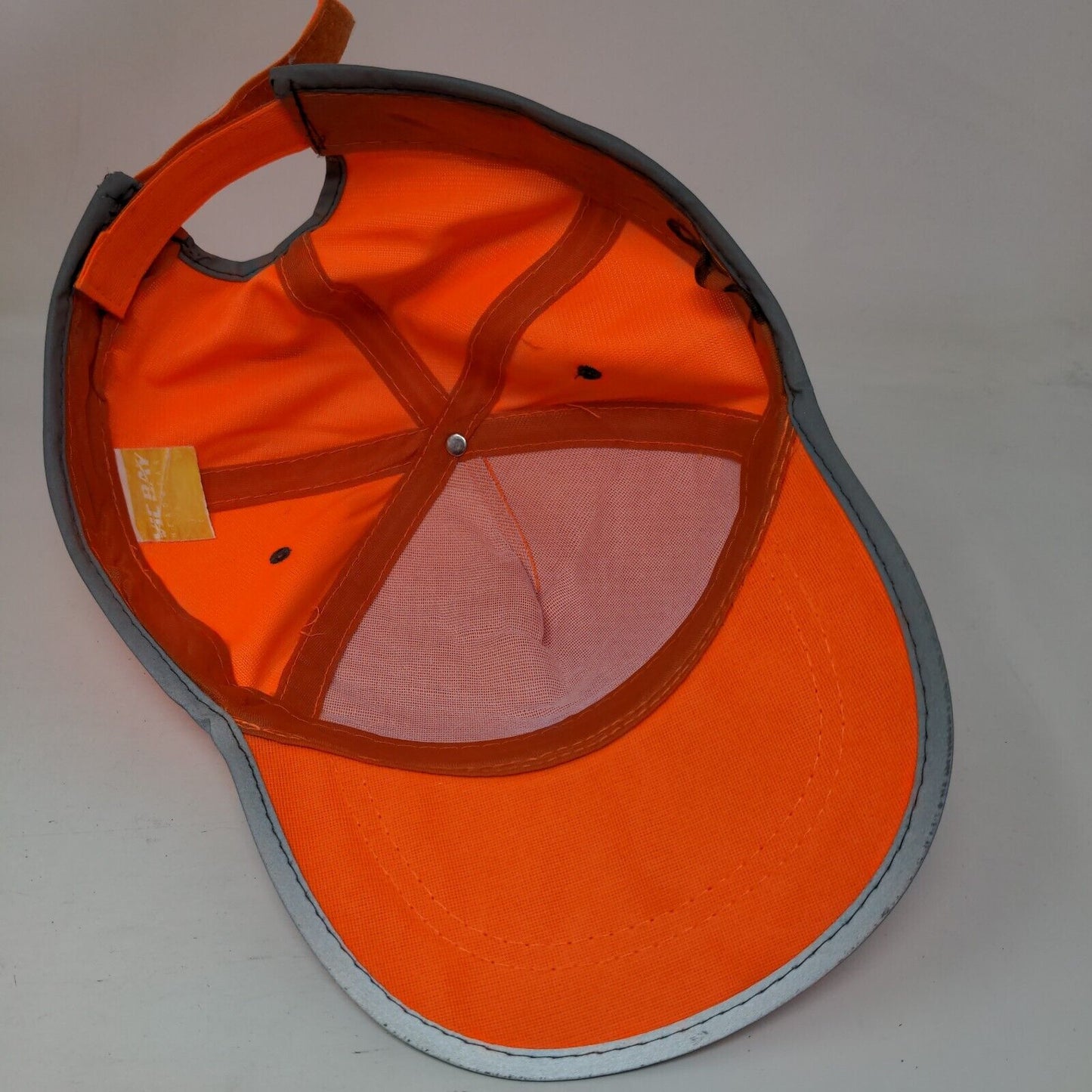 Vic Bay Headwear Strapback Hat Orange One Size Adjustable Solid