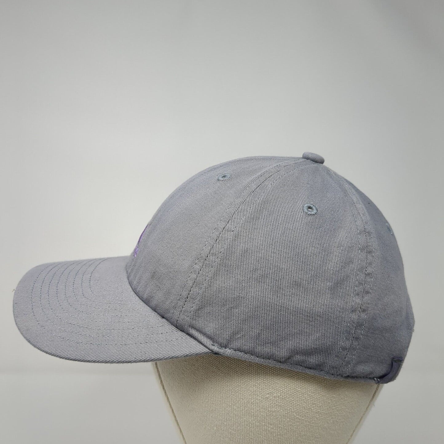 Adidas Aeroready Slideback Hat Gray One Size Adjustable Embroidered 6 Panel