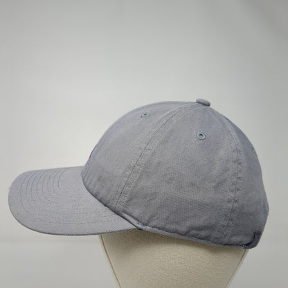 Adidas Aeroready Slideback Hat Gray One Size Adjustable Embroidered 6 Panel