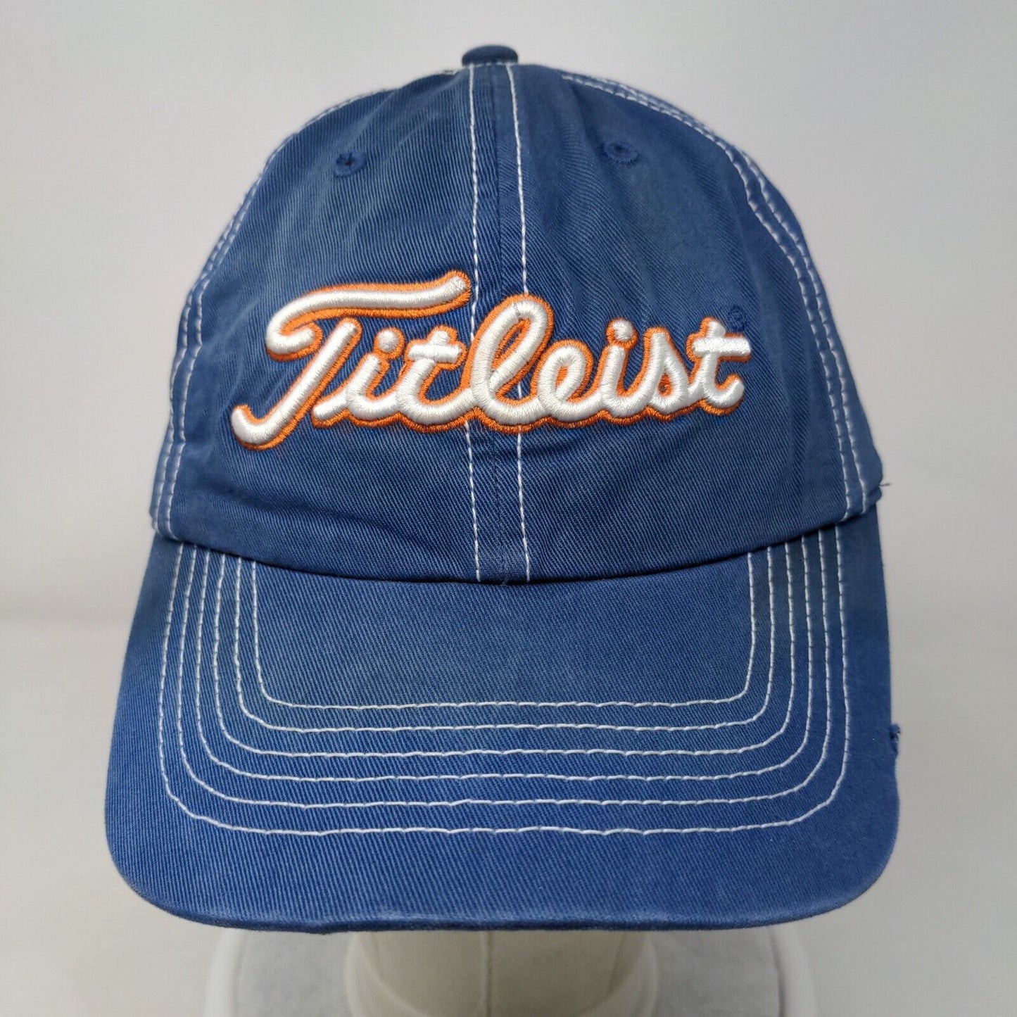 Titleist Slideback Hat Blue OSFA Embroidered Adjustable Vent Holes