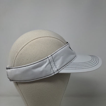 Nike Golf Men's Strapback Sun Visor Hat Cap White OSFM Pederson Seed Logo