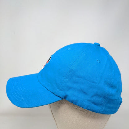 TikTok Slideback Hat Blue One Size Embroidered Logo Adjustable 6 Panel