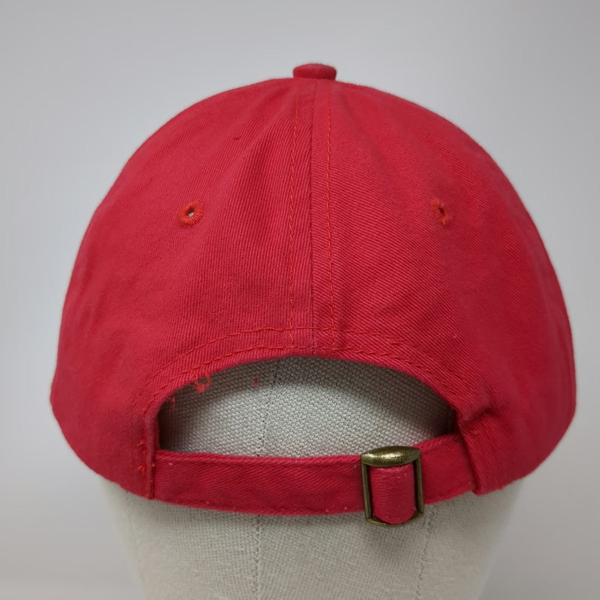 Ford Motorcraft Logo Baseball Cap Red One Size Embroidered Adjustable Strap hat