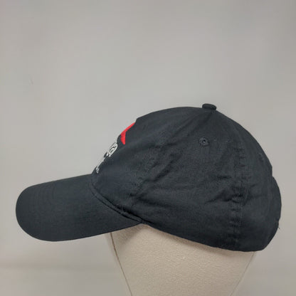 Pizza Hut Strapback Hat Black OSFA Adjustable Embroidered Employee Crew Cap