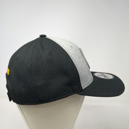 Pittsburgh Steelers NFL New Era Cap Black One Size Gray Strapback Adjustable Hat