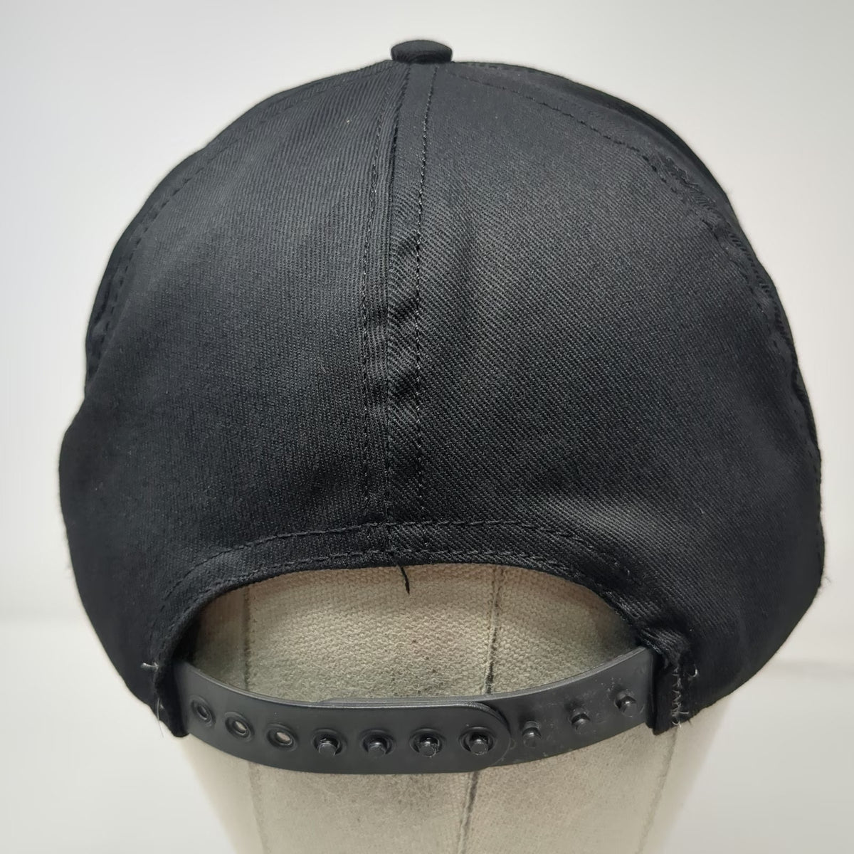 5 Panel Black Hat Rope Snapback Iams Pet Foods Dog Cat Paw Made in USA Vintage