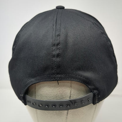 5 Panel Black Hat Rope Snapback Iams Pet Foods Dog Cat Paw Made in USA Vintage