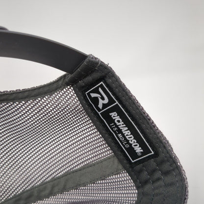 GO Orthodontics Snapback Trucker Hat Black M/L Mesh Back Richardson