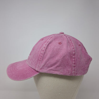 Dog Mom Slideback Hat Pink One Size Adjustable Embroidered 6 Panel Pacific Brim
