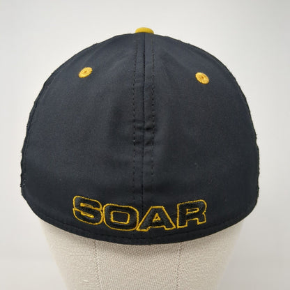 Soar Fitted Hat Multi Small Embroidered Colorblock The Game 6 Panel