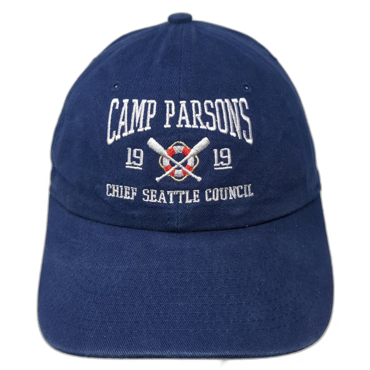 Cobra Baseball Cap Blue One Size Camp Parsons Chief Seattle Council Oars Hat