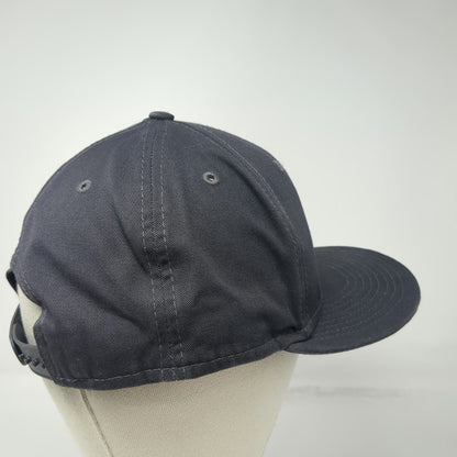 New Era Snapback Gray One Size Hat Method Studio M Logo 9FIFTY Cotton Flat Brim