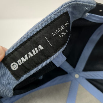 Dmada Creative Snapback Hat Blue One Size Made in USA Mountain Patch Adventure