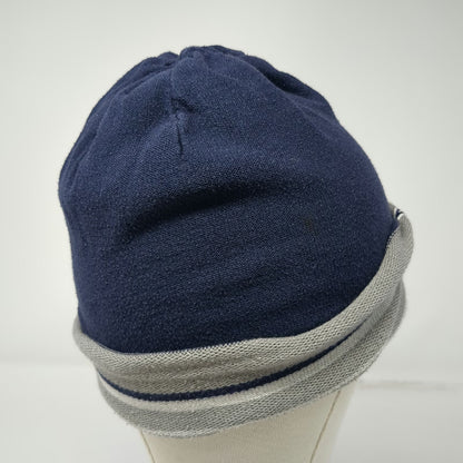 Dallas Cowboys NFL Beanie Blue Gray White One Size Reversible Striped Star Hat