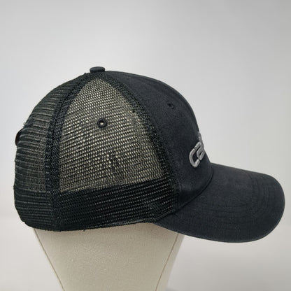 Carhartt Trucker Hat Black One Size Snapback Mesh Back Embroidered Logo Work