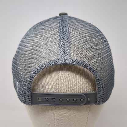 McCally Wood Snapback Trucker Hat Gray One Size Adjustable Mesh Back Vie Gear