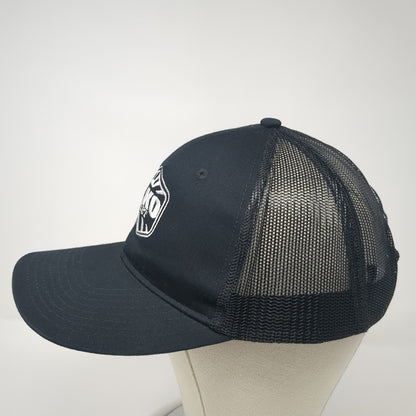 Bako Sweet Snapback Trucker Hat Black One Size Mesh Back Port Authority