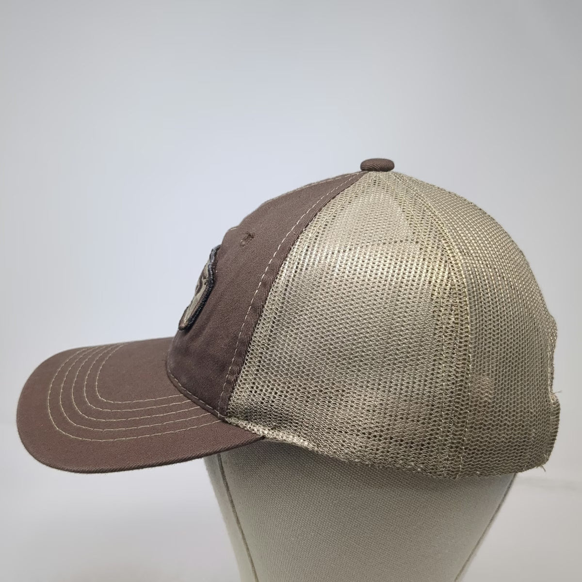 Bretton Baseball Cap Brown One Size Otis Defense Trucker Mesh Strapback Hat Gun