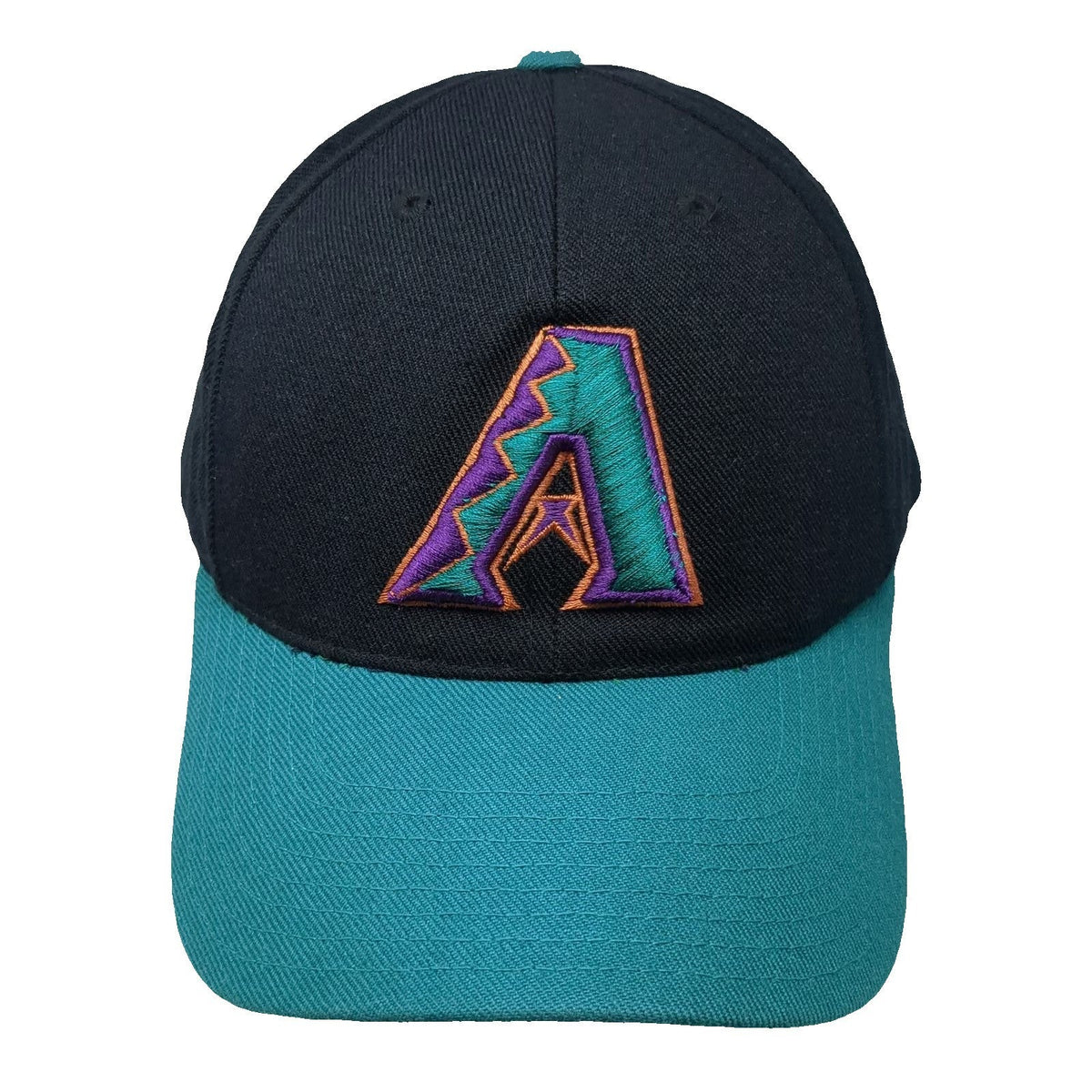 American Needle MLB Arizona Diamondbacks Snapback Black Blue OS Hat Logo