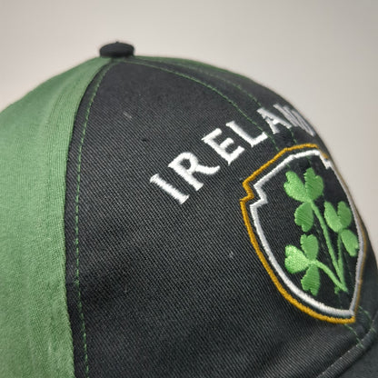 Lansdowne Baseball Cap Black Green 59cm Ireland Shamrock Adjustable Hat