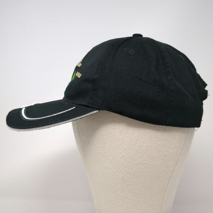 Magic Caps Baseball Hat Black One Size Hawaii Map Palm Trees Raised HI Logo