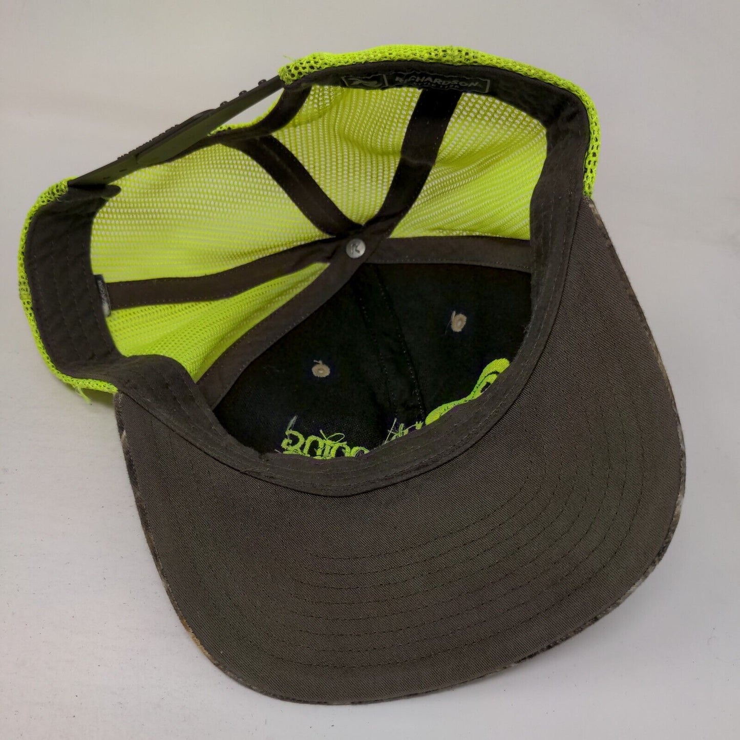 MBS Manning Building Supplies Snapback Mesh Back Trucker Hat Camo One Size