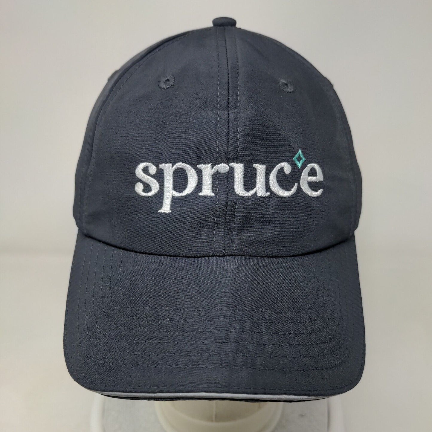 Spruce Strapback Hat Blue One Size Adjustable Embroidered Core 365