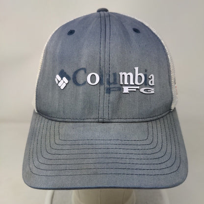 Columbia PFG American Flag Mesh Back Fitted Trucker Hat Blue One Size