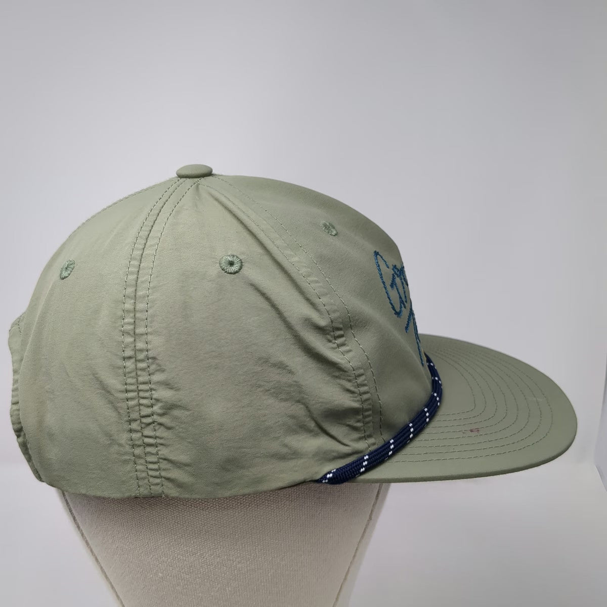 Brewery Branding Co 5 Panel Green One Size Nylon Rope Snapback Brewing Hat
