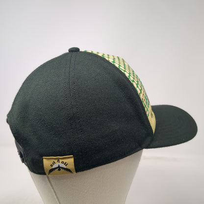 Art 4 All Abby Paffrath 5 Panel Black Green One Size Bear Landscape Mesh Hat