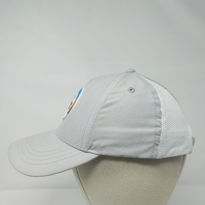 PGA Jr. League Kids Strapback Hat Gray Ages 5-12 Adjustable Breathable Garb