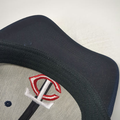 OC Sports Minnesota Twins MLB Baseball Cap Blue One Size Strapback TC Logo Hat
